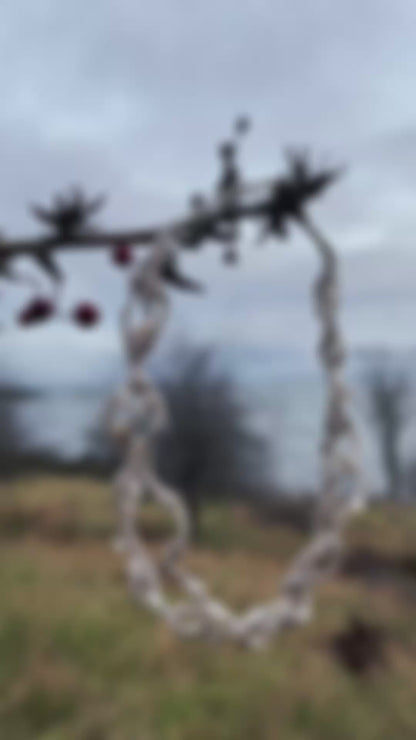 Linen Pearlweave Necklace